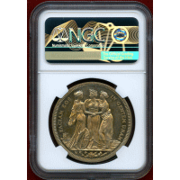 【SOLD】イギリス (1879) ファンタジー クラウン 銀貨 スリーグレイセス NGC PF64