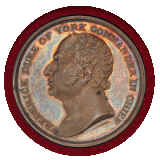イギリス 1827年 銀メダル ヨーク公の死 PCGS SP64