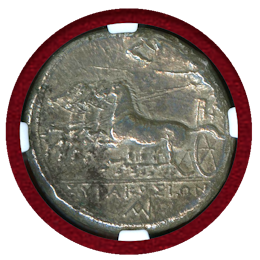 【SOLD】古代ギリシャ シラクサ 紀元前317-289年 4ドラクマ銀貨 アレトゥーサ AU