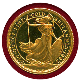 イギリス 1992年 10ポンド 金貨 ブリタニア プルーフ