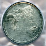 イギリス 1820年 MAP OF THE WORLD メダル ホワイトメタル PCGS SP62