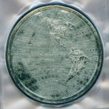 イギリス 1820年 MAP OF THE WORLD メダル ホワイトメタル PCGS SP62