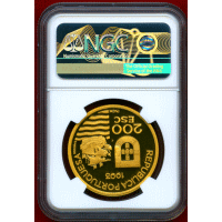 【SOLD】ポルトガル 1993年 200エスクード 金貨 天正遣欧少年使節 NGC PF67UC