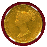 イタリア パルマ公国 1815年 40リレ 金貨 マリア・ルイーザ NGC AU55