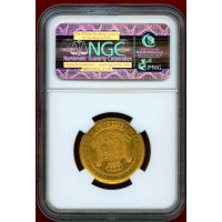 イタリア パルマ公国 1815年 40リレ 金貨 マリア・ルイーザ NGC AU55