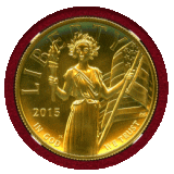 アメリカ 2015年 100ドル 金貨 アメリカンリバティ NGC MS70PL ER