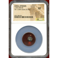イオニア エフェソス 紀元前550-500年 1/24ステーター 銀貨 蜂 NGC XF