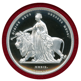 【SOLD】イギリス 2019年 5ポンド 銀貨 ウナとライオン PCGS PR69DCAM