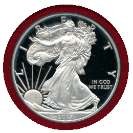 アメリカ 2017W $1 銀貨 シルバーイーグル PCGS PR70DCAM FS