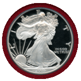 アメリカ 2003W $1 銀貨 シルバーイーグル PR70DCAM Mercantiサイン