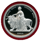 イギリス 2019年 5ポンド(2oz) 銀貨 ウナとライオン NGC PF69UC