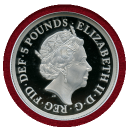 イギリス 2019年 5ポンド(2oz) 銀貨 ウナとライオン NGC PF69UC