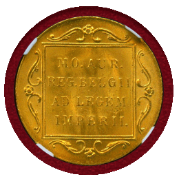 オランダ 1928年 ダカット 金貨 騎士 NGC MS63