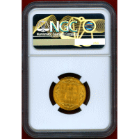 オランダ 1928年 ダカット 金貨 騎士 NGC MS63