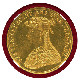 【SOLD】エジプト (1913) 4ダカット金メダル クレオパトラ NGC MS62