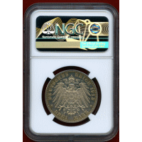 ドイツ ザクセン 1913E 3マルク 銀貨 ライプツィヒの戦い100周年 NGC PF62CAM