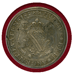 ドイツ シュトラスブルク ND(1617年頃) ターラー 銀貨 NGC AU58