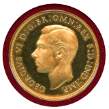 イギリス 1937年 2ポンド 金貨 ジョージ6世 NGC PF64 CAMEO