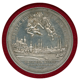 ドイツ ニュルンベルク 1961年 都市景観 銀メダル PCGS SP62