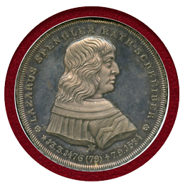 ドイツ ニュルンベルク 1925年 宗教改革400年記念銀メダル 都市景観 NGC MS66
