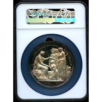 【SOLD】イギリス 銀メダル 万国博覧会記念 ヴィクトリア女王 W.Wyon NGC MS65