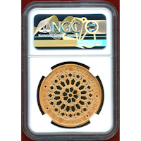 イギリス 2007年 5ポンド 金貨 エリザベス2世 結婚60年記念 NGC PF69UC