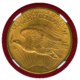 【SOLD】アメリカ 1913年 20ドル 金貨 セントゴーデンス NGC MS63