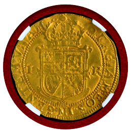 【SOLD】イギリス 1615-16 ユナイト 金貨 ジェームズ1世 NGC XF45