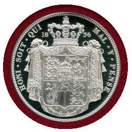 イギリス (1836) ファンタジー クラウン 銀貨 ウィリアム4世 PCGS PR69CAM