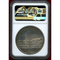 【SOLD】ドイツ フライブルク 1739年 ターラー 銀貨 都市景観 NGC MS61