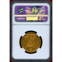 【SOLD】イタリア 1912R 50リレ 金貨 豊穣の女神 NGC MS62