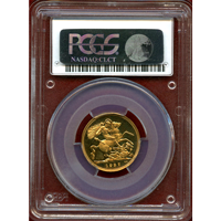 イギリス 1937年 ソブリン 金貨 ジョージ6世 PCGS PR65DCAM