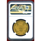 ブラジル 1796R 6400レイス 金貨 マリア1世 NGC MS62