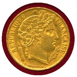 フランス 1851A 20フラン 金貨 セレス