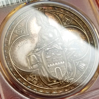 【SOLD】ドイツ ハンブルク 1885年 銀メダル 聖ガートルード教会 PCGS SP62