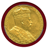 【SOLD】イギリス 1902年 金メダル エドワード7世戴冠記念 PCGS SP62Matte