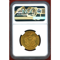 【SOLD】ドイツ ニュルンベルク (1700)GFN 2ラムダカット 神の子羊 NGC AU55