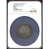 【SOLD】ドイツ ニュルンベルク (1701-05) 2ターラー 銀貨 レオポルト1世 AU55