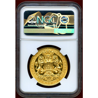 【SOLD】ハンブルク 1888年 1/2ポルトガレッサー 金メダル 市庁舎拡張記念 MS63PL