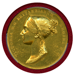 【SOLD】イギリス 1838年 金メダル ヴィクトリア戴冠記念 PCGS SP62