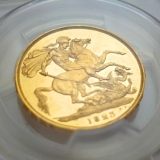 イギリス 1823年 ジョージ4世 2ポンド 金貨 PCGS MS62