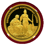 【SOLD】スイス 現代射撃祭 2020年 500フラン 金貨 ルツェルン NGC PF69UC