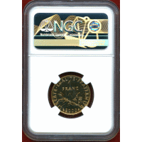 【SOLD】フランス 2000年 フラン 金貨 種まく女性 NGC MS66DPL