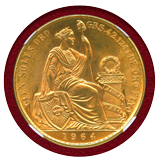 【SOLD】ペルー 1964年 100ソル 金貨 女神座像 NGC MS66