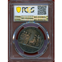 【SOLD】イギリス 1821年 銀メダル ジョージ4世 戴冠記念 PCGS SP63