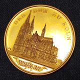 ドイツ 1880年 ケルン大聖堂完成記念 ブロンズギルトメダル