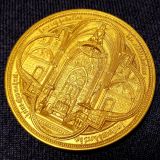 【SOLD】ドイツ ハンブルク 1886年 クライストチャーチ完成記念 ブロンズギルトメダル