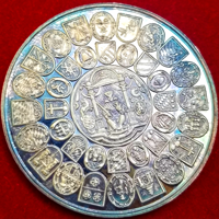 【SOLD】ドイツ バイエルン 1987年 リストライク 銀メダル(プルーフ) 都市景観