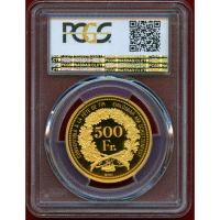 スイス 現代射撃祭 2017年 500フラン 金貨 グラールス PCGS PR68DCAM
