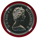 イギリス 1972年 25ペンス 銀貨 エリザベス2世 銀婚式記念 NGC PF66